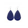 Boucles d'Oreilles Motif Goutte d'Eau et d'Etoile - multicolor G 
