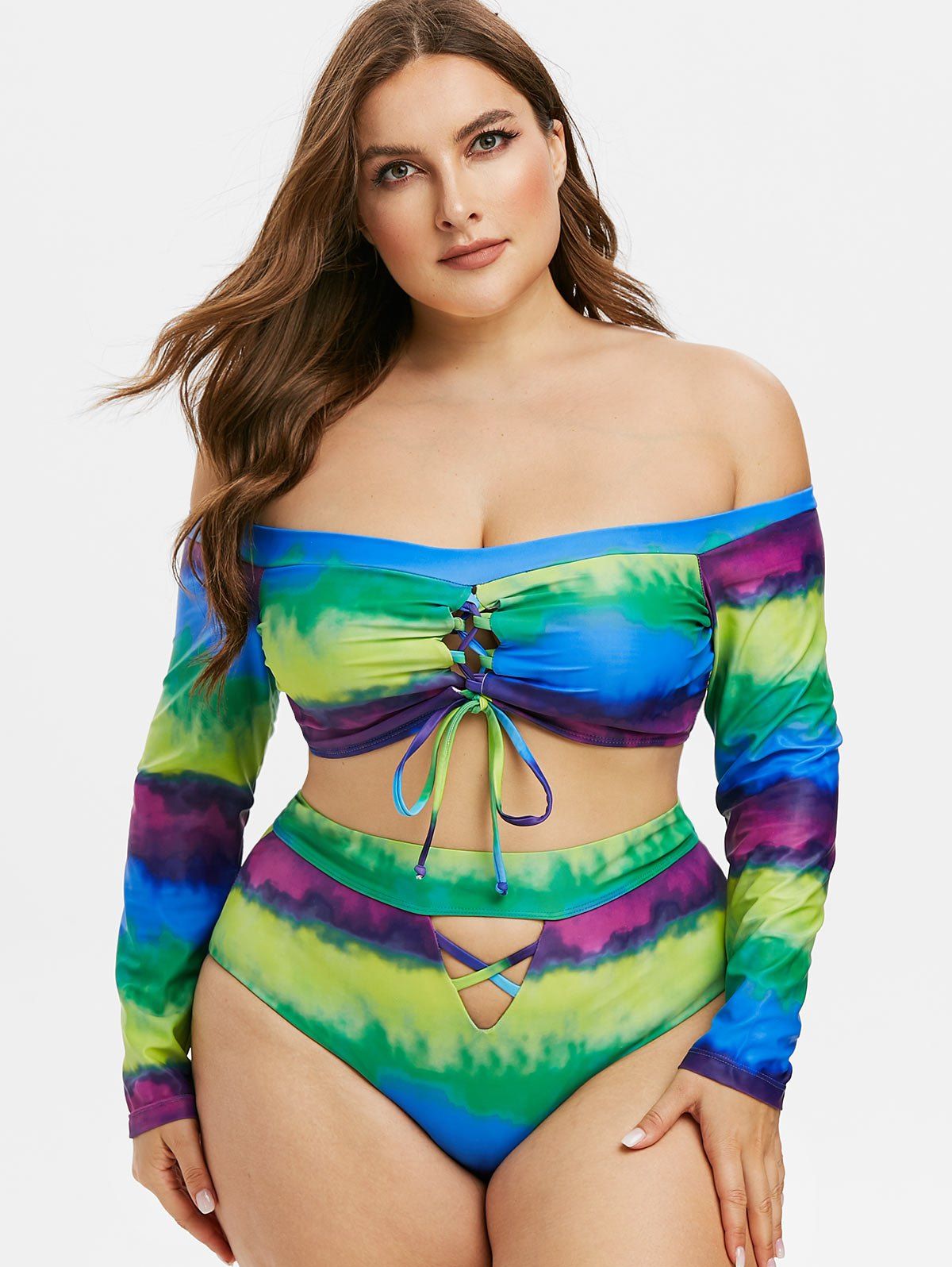 plus size two piece swimsuits