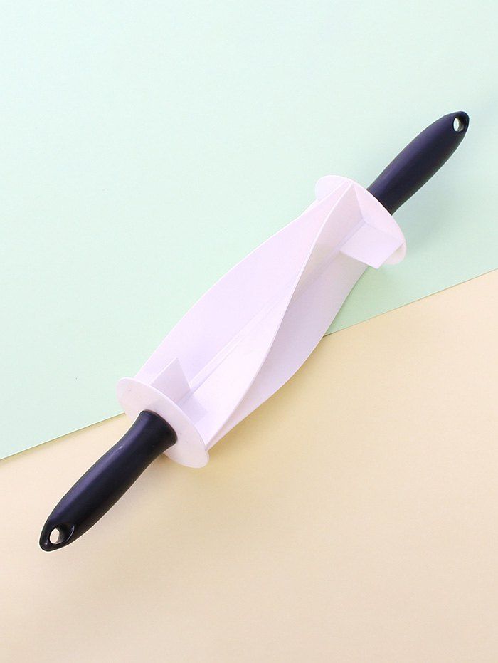 

Adjustable Dough Pastry Knife Croissant Rolling Cutter, White