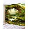 Tapisserie Murale 3D Herbe et Ruisseau - multicolor W59 X L51 INCH