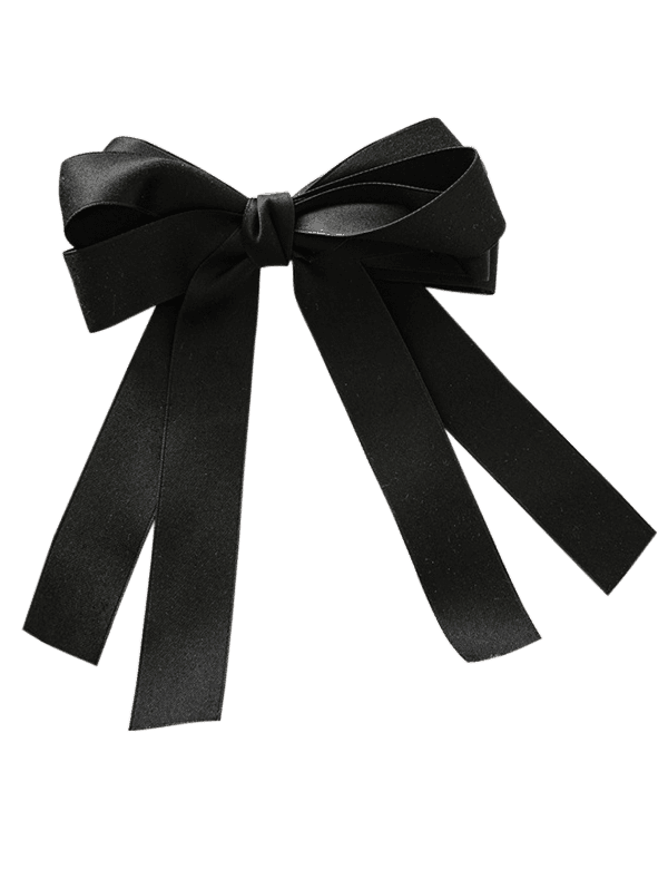 [33% OFF] 2020 Solid Color Bowknot Design Hairpin In BLACK | DressLily