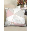 Housse de Coussin Carrée Décorative Marbrée Imprimée - multicolor A 