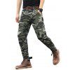 Pantalon de Joggong Camouflage Imprimé Zippé - Vert Camouflage 38