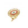 Bague Ouverte Exagéré Motif d'œil - multicolor B 