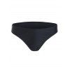 Modest Swimwear Bowknot Plaid Print Ruffled Padded Tankini Swimsuit - BLACK M
