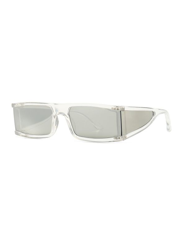 Lunettes de Soleil Rectangle Une-Pièce pour Extérieur - Transparent 