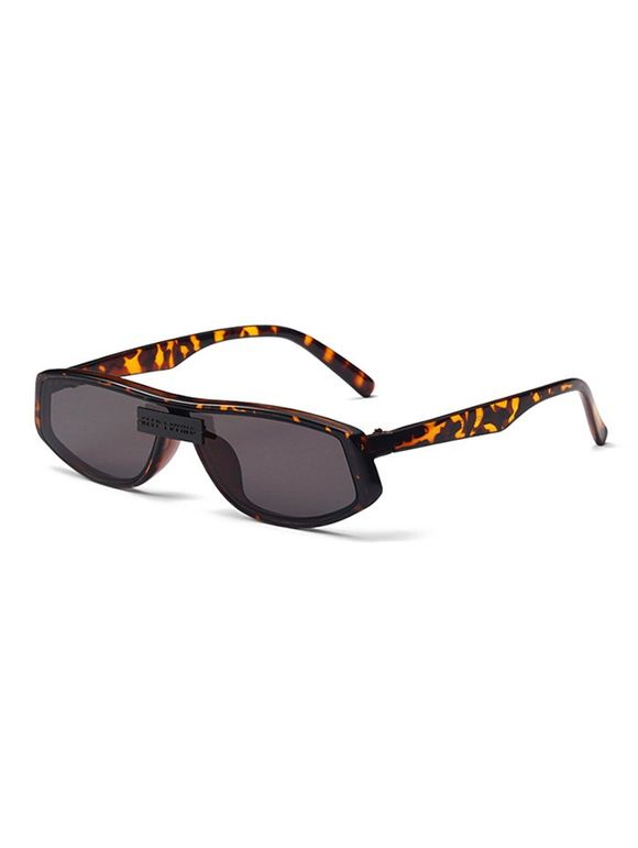 Lunettes de Soleil Motif de Lettre Une-Pièce pour Extérieur - Léopard 