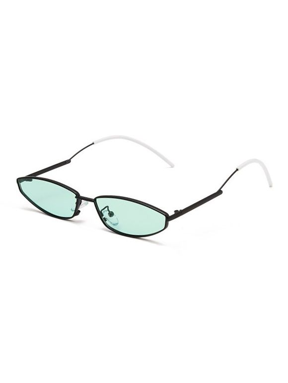 Lunettes de Soleil Rétro en Métal pour Extérieur - Vert 