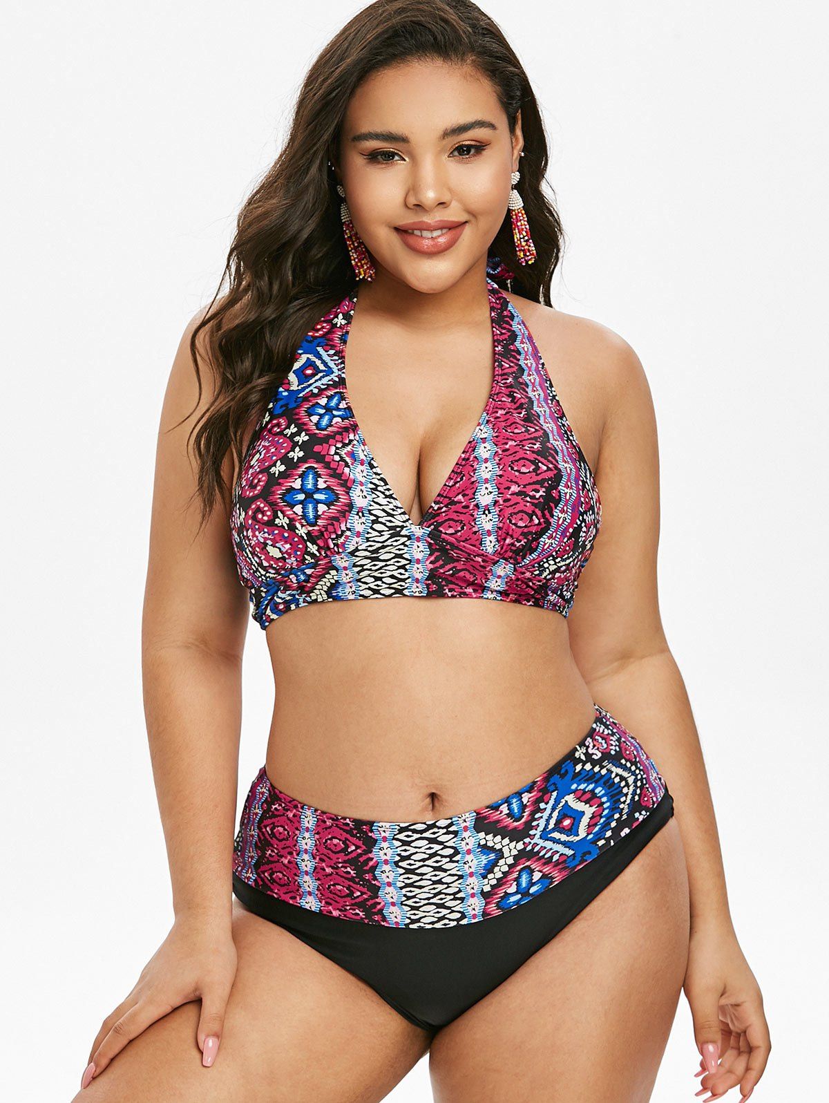 low cut bikini top