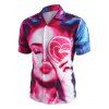 Chemise à Imprimé 3D Caractère - Rouge L
