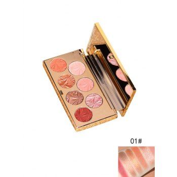 

8 Colors Beauty Makeup Eyeshadow Palette, Light pink