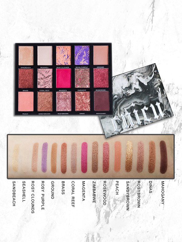 

15 Colors Marble Eyeshadow Palette, Orange