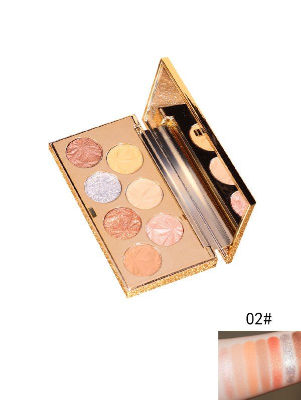 

8 Colors Beauty Makeup Eyeshadow Palette, Orange