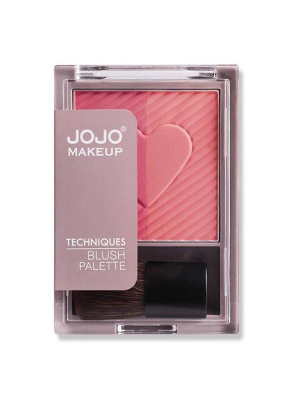 

2 Color Powder Makeup Blush Palette, Deep red