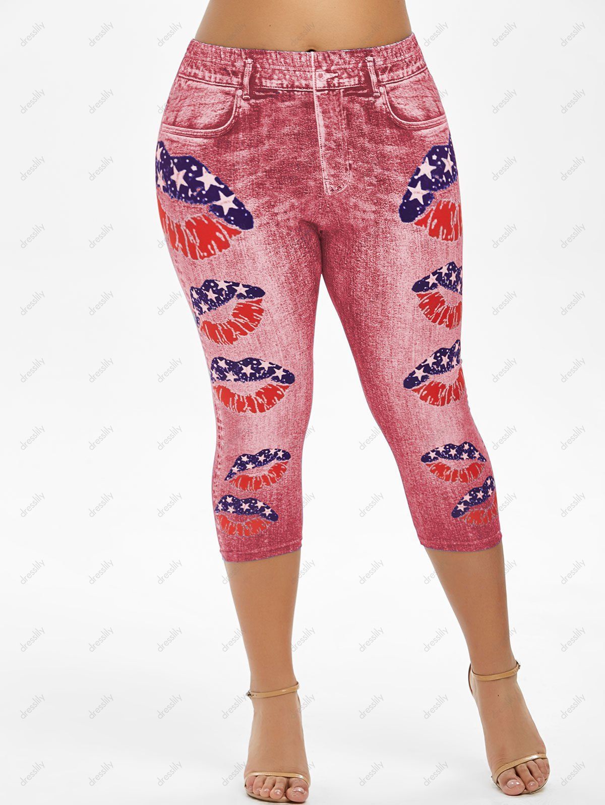 womens pink jeggings