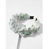 Bandeau Marguerite Imprimée à Volants - Vert clair 
