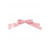 Épingle à Cheveux en Couleur Unie avec Nœud Papillon - Rose clair 