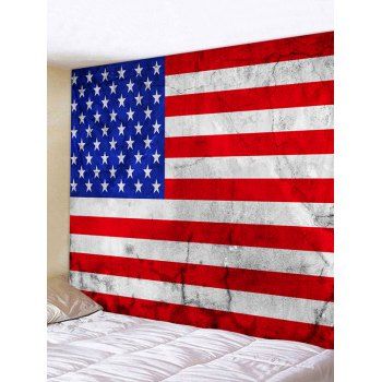 

USA Flag Print Decorative Wall Hanging Tapestry, Multicolor