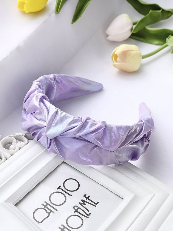 Bandeau Large en Tissu - Pourpre 