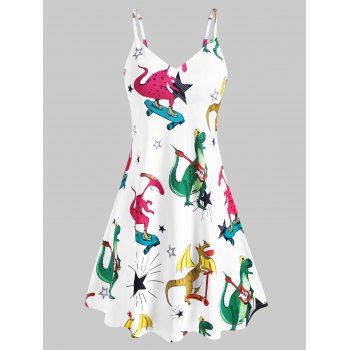 dinosaur swing dress