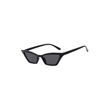 Irregular Anti UV Narrow Sunglasses