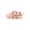 Ceinture Boucle en Forme de Cœur en Cuir PU - Rose 