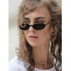Lunettes de Soleil de Voyage Ovales en Résine - Noir 