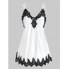 Débardeur à Betelle Fine en Dentelle de Grande Taille - Blanc Lait 5X