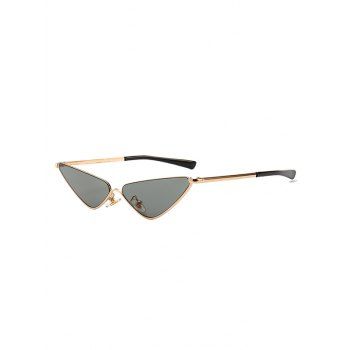 

Narrow Triangle Metal Outdoor Sunglasses, Black