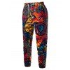 Pantalon de Jogging Motif Géométrique Tribal - multicolor B XL