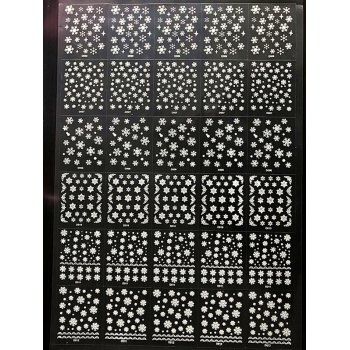

Christmas Pattern Nail Stickers, Multicolor c