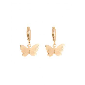 

Butterfly Clip Earrings, Golden