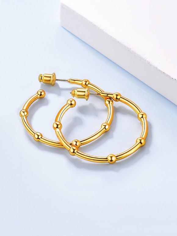 Clous d'Oreilles en Or Plaqué 18K - d'or 