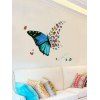 Autocollants Muraux Décoratifs Papillon Coloré Imprimé - multicolor A 30X45CM