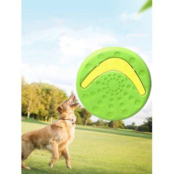 

Flying Disc Tooth Resistant Outdoor Pet Dog Training Fetch Toy, Green