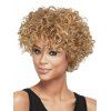 Short Fluffy Curly Capless Synthetic Wig - GOLDEN 