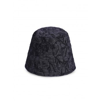 

Sunproof Thin Irregular Pattern Bucket Hat, Black