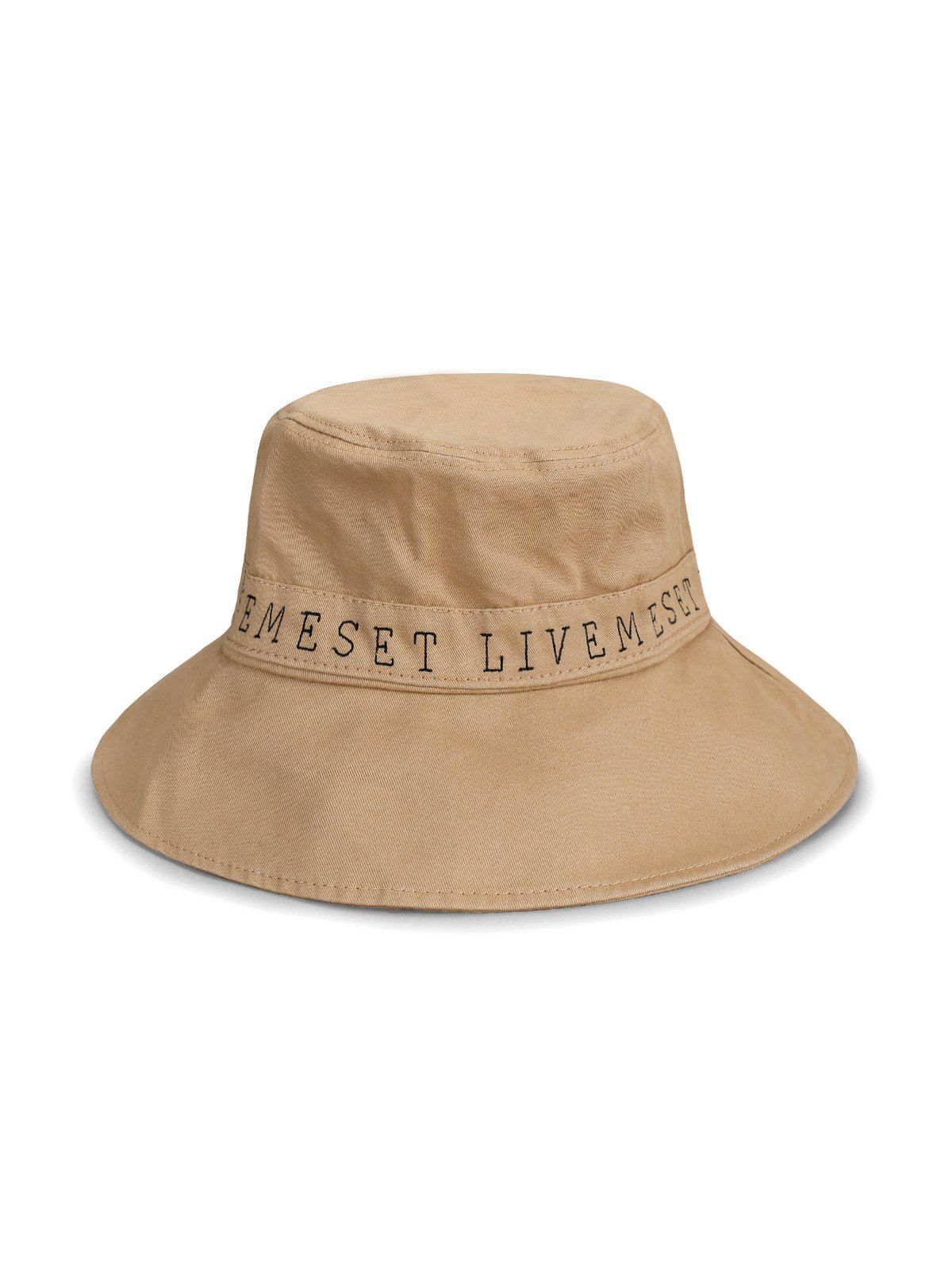 plain khaki hat