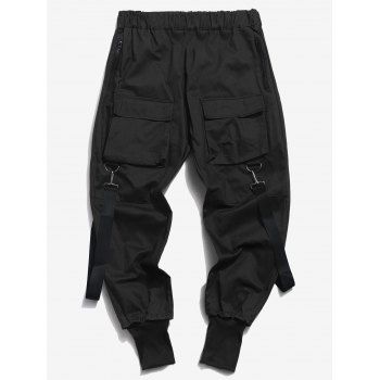 

Mulit Pockets Cargo Pants, Black