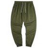 Pantalon de Jogging Fuselé Zippé avec Poches à Cordon - Vert M