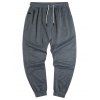 Pantalon de Jogging Fuselé Zippé avec Poches à Cordon - Gris S