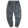 Pantalon de Jogging Fuselé Zippé avec Poches à Cordon - Gris M