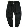 Pantalon de Jogging Fuselé Zippé avec Poches à Cordon - Noir M