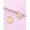 Boucles d'Oreilles Pendante Etoile Géométrique - d'or 