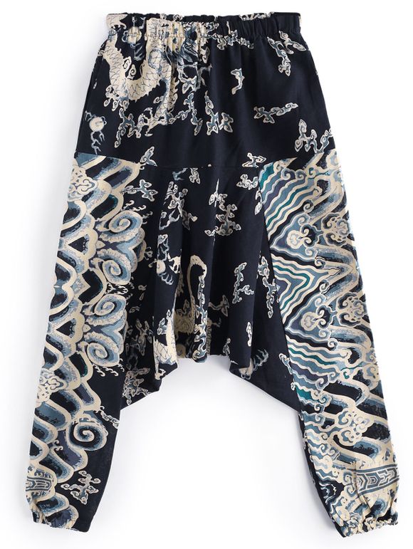 Pantalon Sarouel Motif de Oriental Partout - multicolor A 3XL