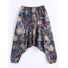 Pantalon Harem Fleur et Libellule Imprimé - multicolor A L