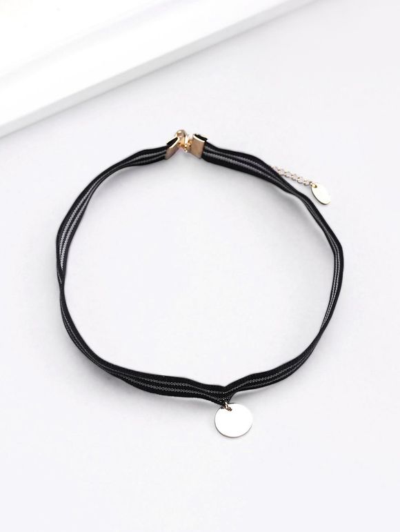 Collier Ras-de-Cou Plaqué Rayé - d'or 