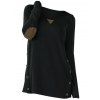 T-shirt Boutonné avec Patch au Coude de Grande Taille - Noir 1X