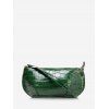 Sac à Bandoulière Rétro Texturé - Vert profond 