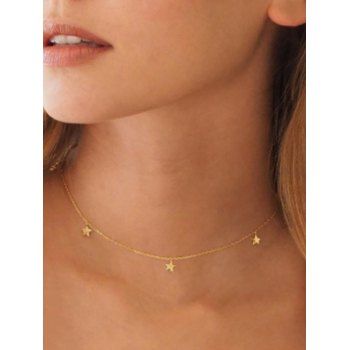 Star Chain Collarbone Necklace